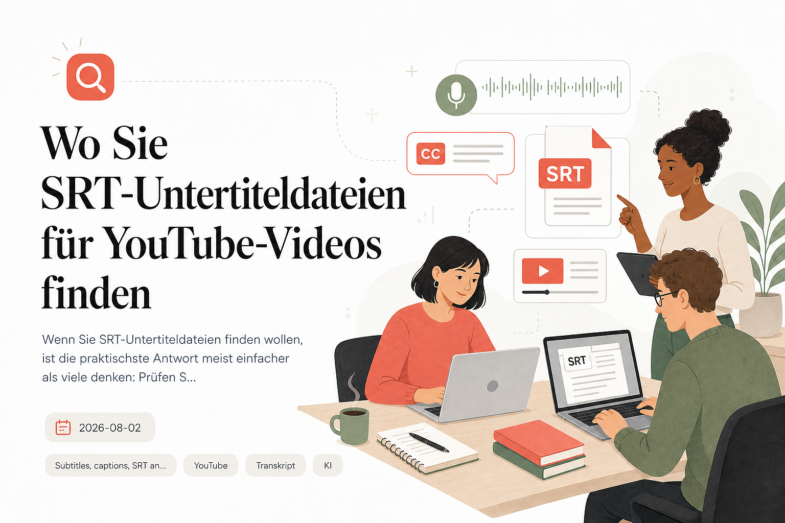 Wo Sie SRT-Untertiteldateien für YouTube-Videos finden