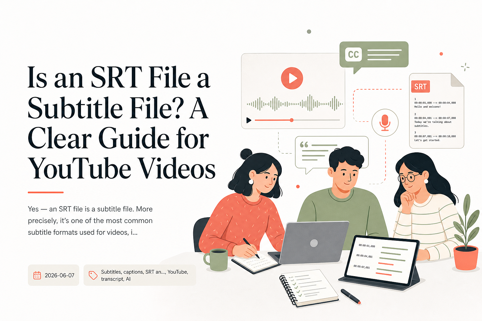 Is an SRT File a Subtitle File? A Clear Guide for YouTube Videos ...