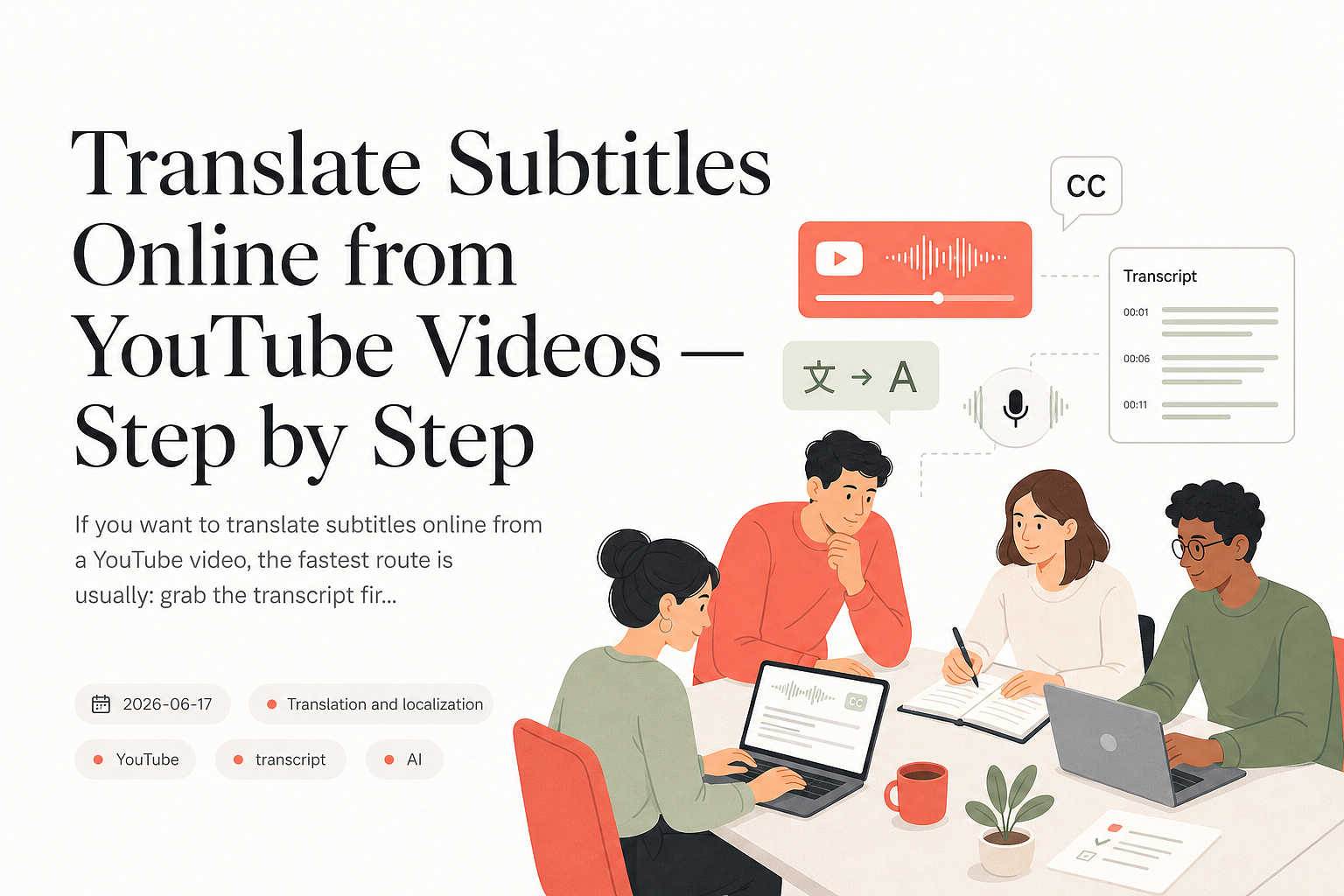 Translate Subtitles Online from YouTube Videos — Step by Step