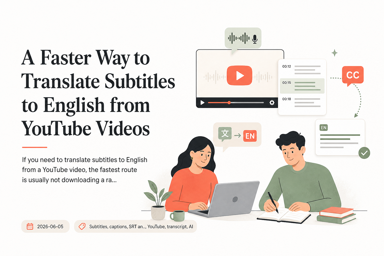 A Faster Way to Translate Subtitles to English from YouTube Videos ...