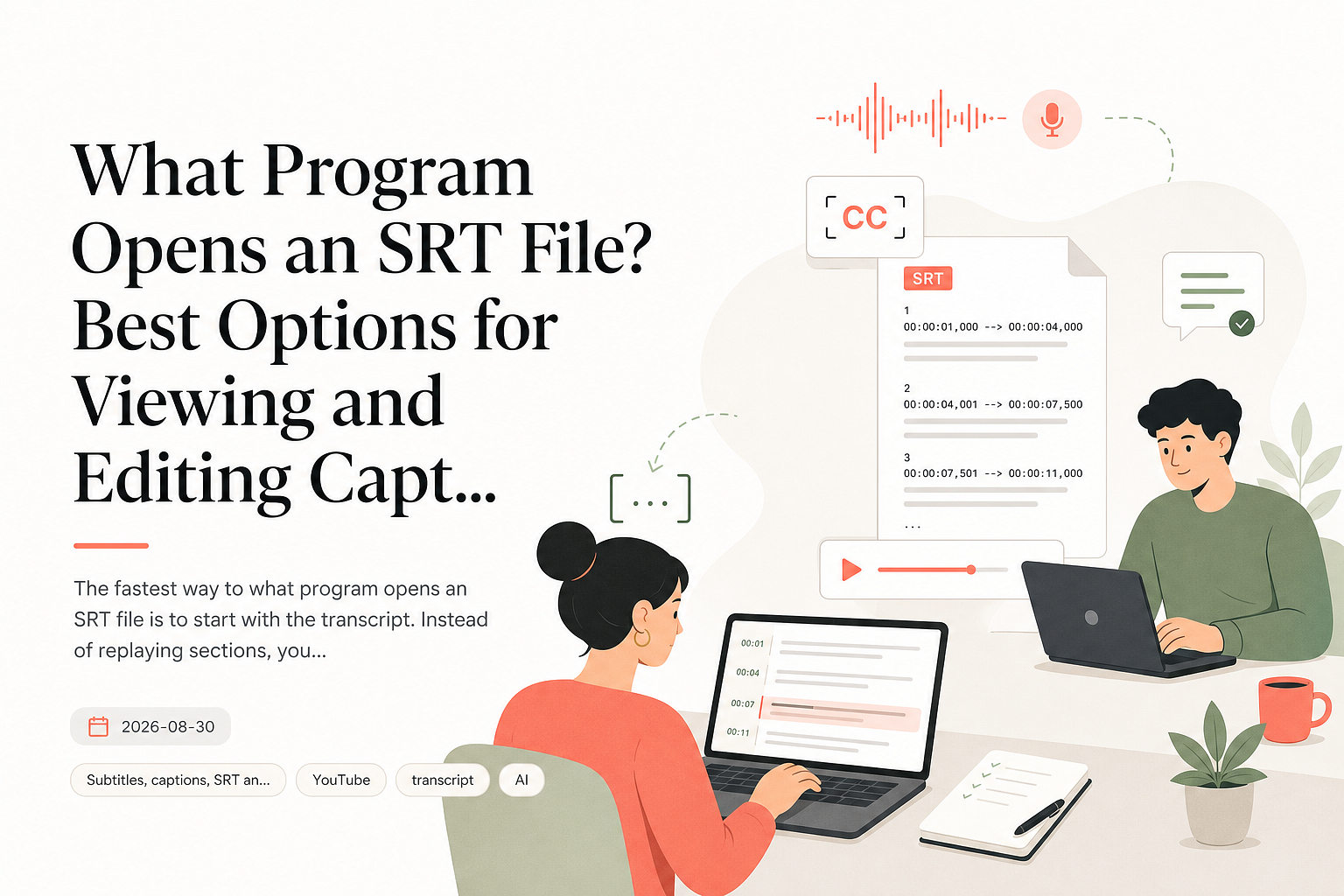 What Program Opens an SRT File? Best Options for Viewing and Editing Captions